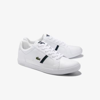 Lacoste Europa Leather Sneakers Pánské - Tenisky Bílé | CZ-iAw1c3